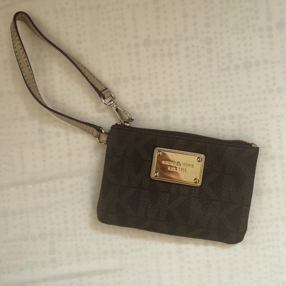 Michael Kors Monogram Wristlet